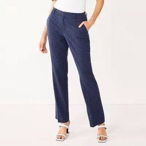 Nine West Curvy Bootcut Short Length Pants